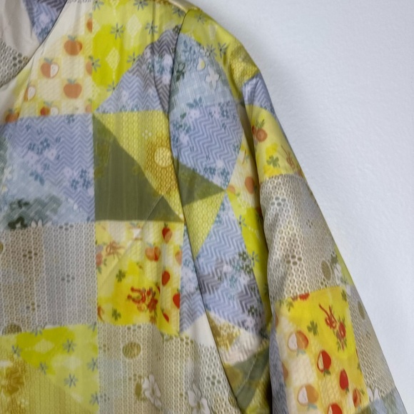 Urban Outfitters Patchwork Oversized Relaxed Boho Kimono Sleeves Jacket Sz S - Picture 5 of 10